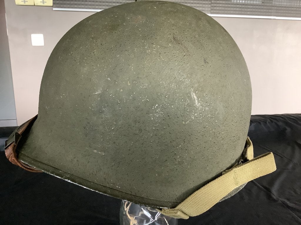 Casque US village ardennes ww2, Collections, Enlèvement