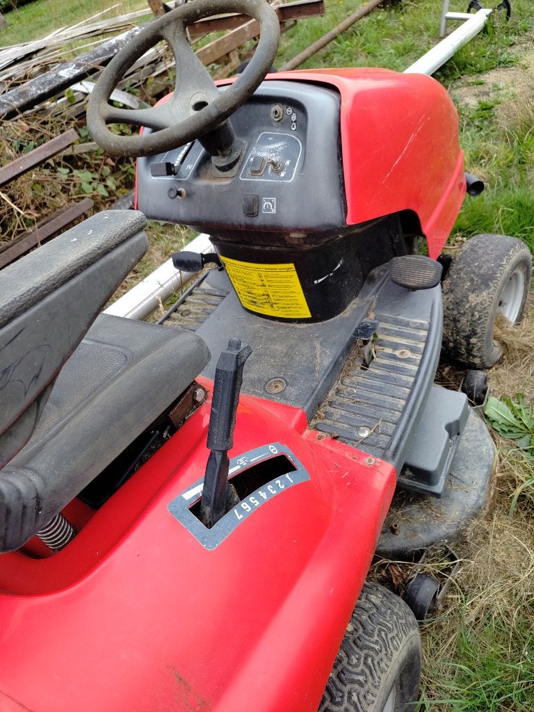 Tracteur tondeuse falcon, Enlèvement, Utilisé, Démarrage électrique, 90 à 120 cm