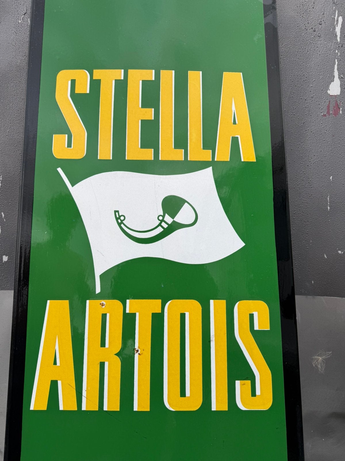 Stella Artois plaque émaillé, Collections, Enlèvement, Comme neuf
