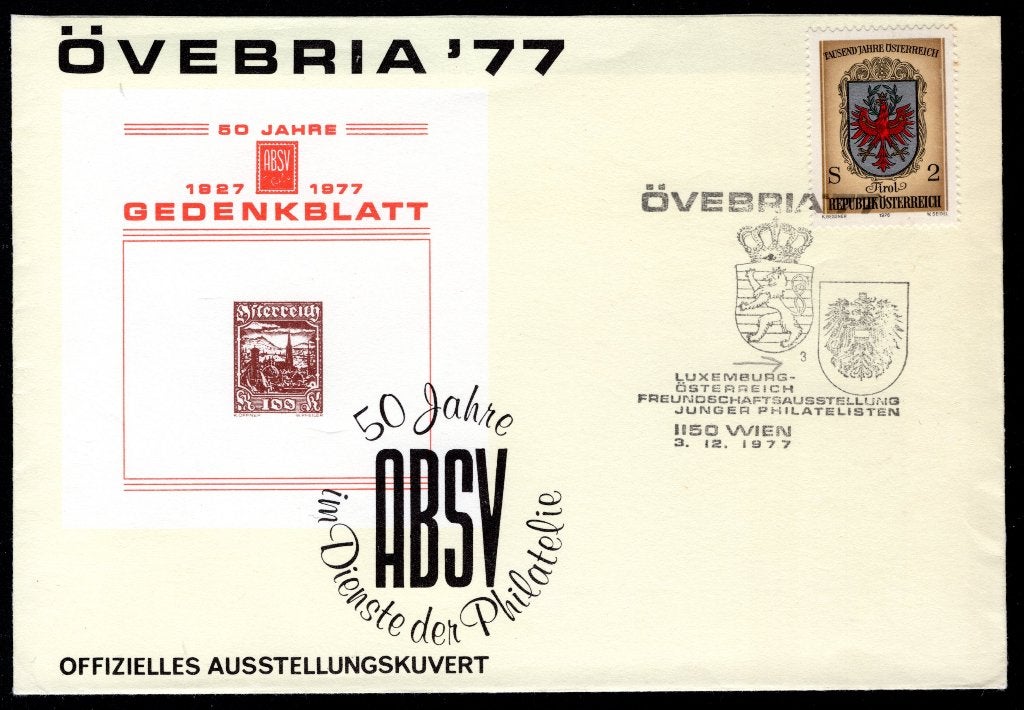OOSTENRIJK Yt. Luxemburg - Osterreich Freundschaft, Postzegels en Munten, Postzegels | Europa | Oostenrijk, Verzenden, Gestempeld