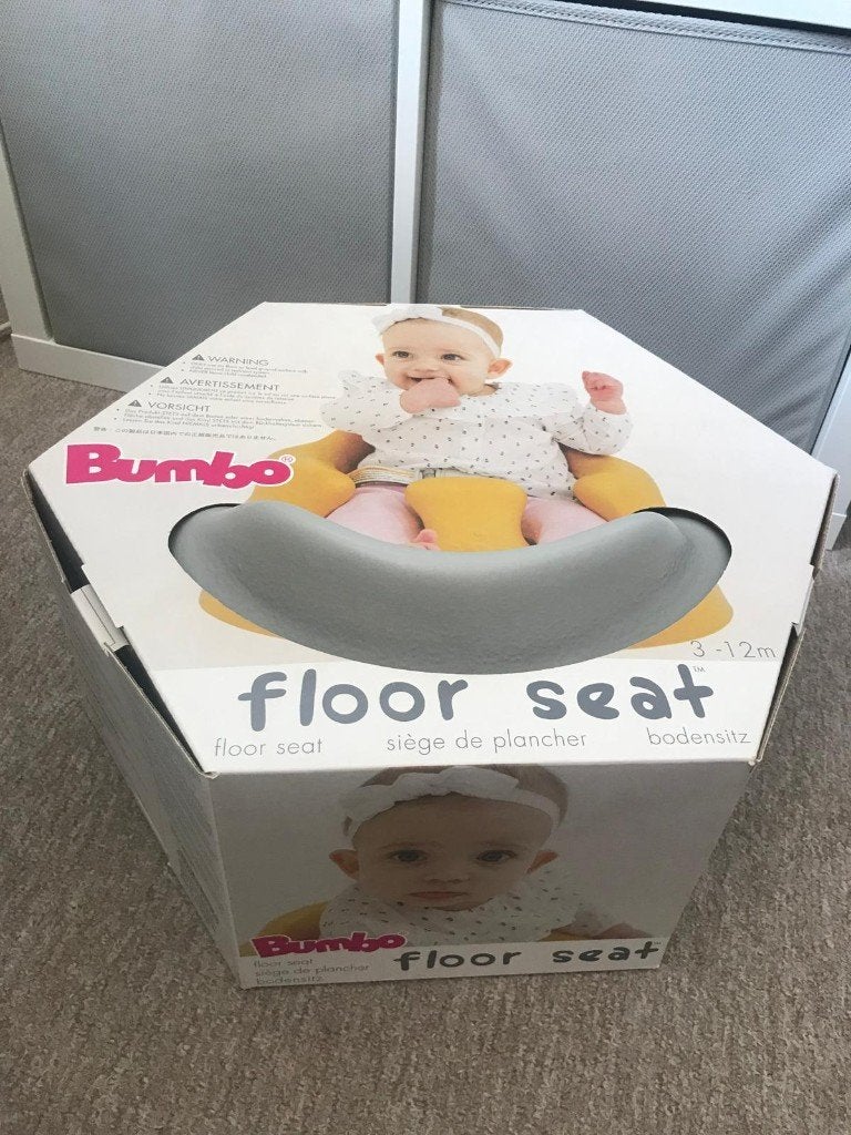 Chaise et table à manger Bumbo Floor Seat bébé gris clair, Enlèvement ou Envoi, Neuf, Autres types, Ceinture(s)