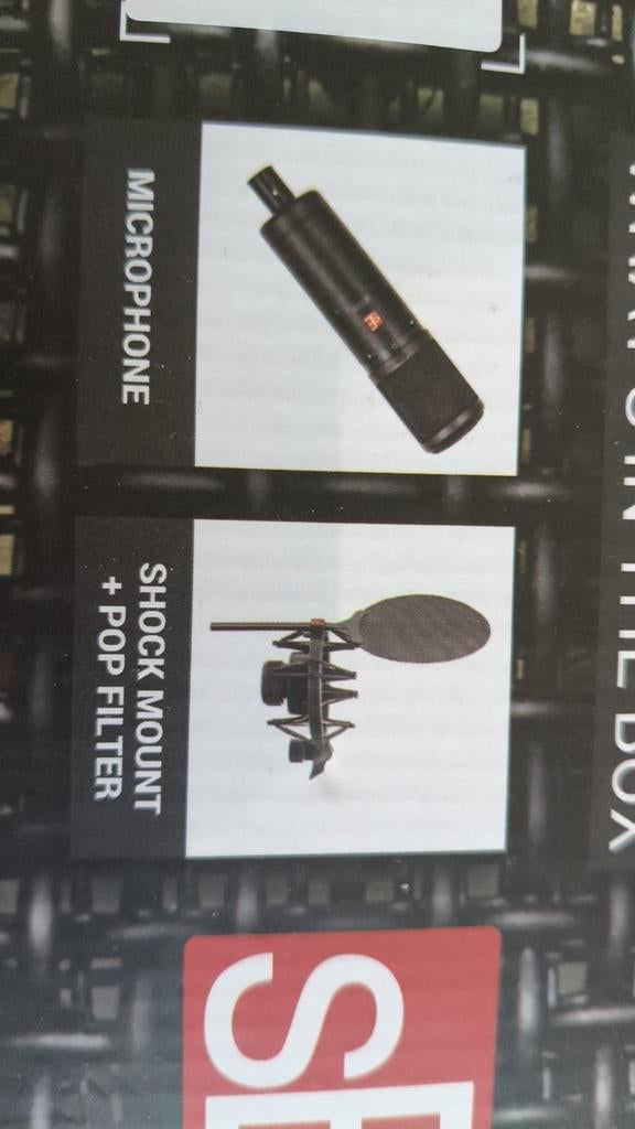 Titel: sE Electronics sE2200 Studio Microfoon Pack, Ophalen