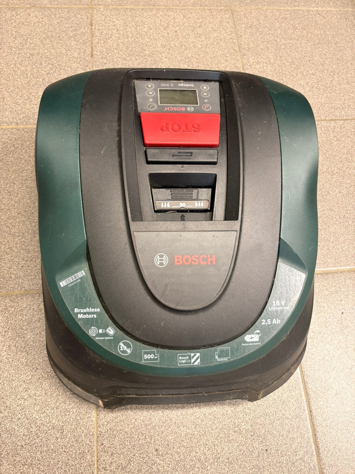 KAPOTTE Robotmaaier BOSCH Indego S500, Ophalen, Gebruikt