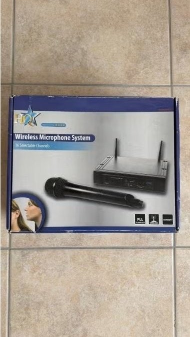 Draadloze microfoonset HQ-MICW420 | Compleet | Met ontvanger, Muziek en Instrumenten, Ophalen of Verzenden