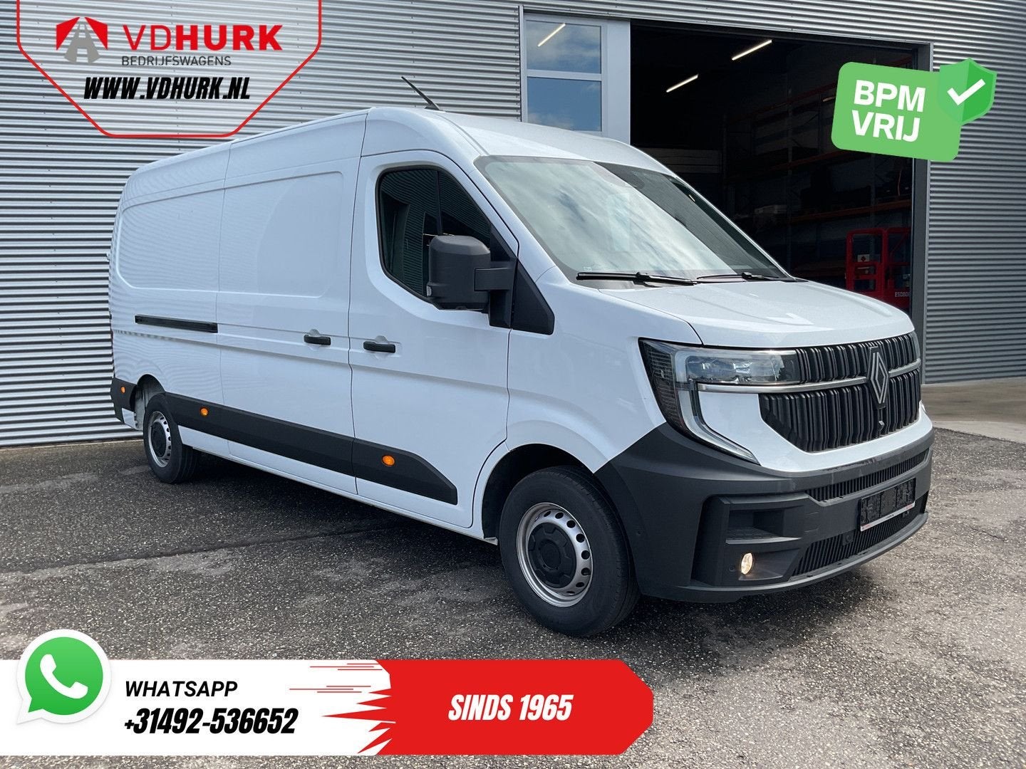 Renault Master 2.0 dCi 150 pk L3H2 LED/ Carplay/ Navi/ Camer, Renault, Wit, Bedrijf, Te koop