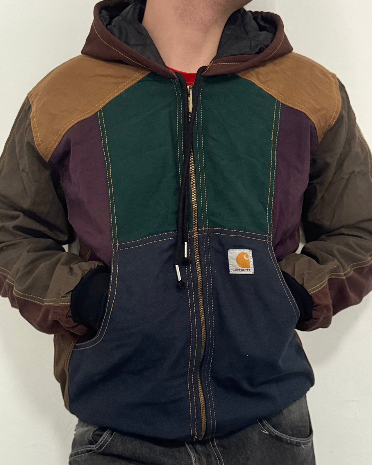 Carhartt Reworked Vintage Workwear Jacket – Multicolor, Maat 48/50 (M), Beige, Nieuw, Ophalen of Verzenden