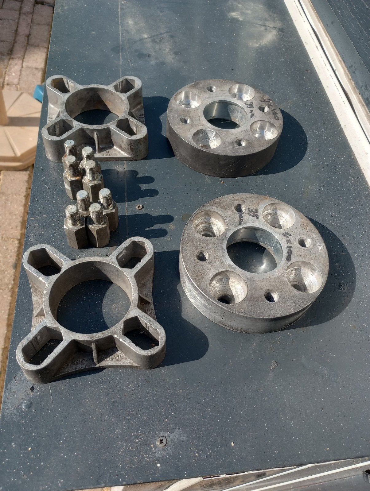 spoorvebreders, spacers 4x100, Ophalen of Verzenden