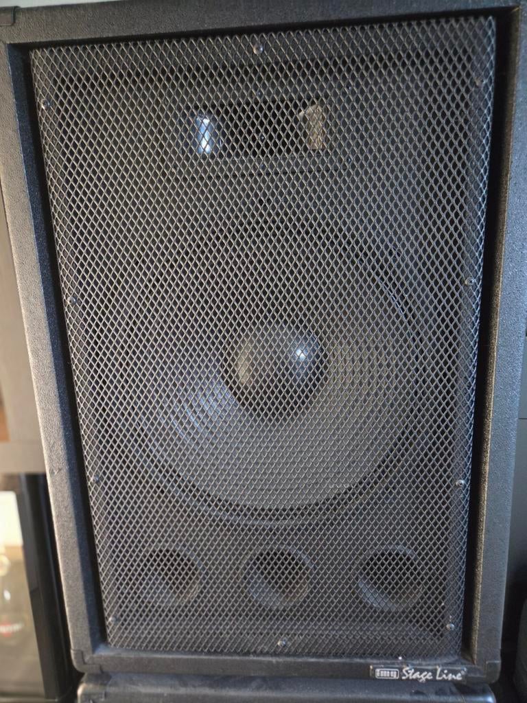 Set DJ stage line boxen + versterker, Muziek en Instrumenten, Ophalen