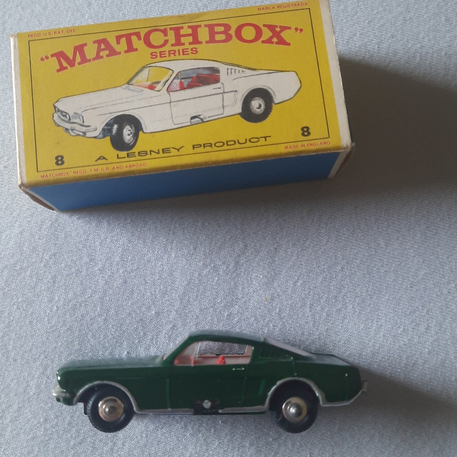 MATCHBOX SERIES UK N 8E*FORD MUSTANG*VINTAGE* MOC * TOP *, Enlèvement, Neuf, Voiture, Matchbox