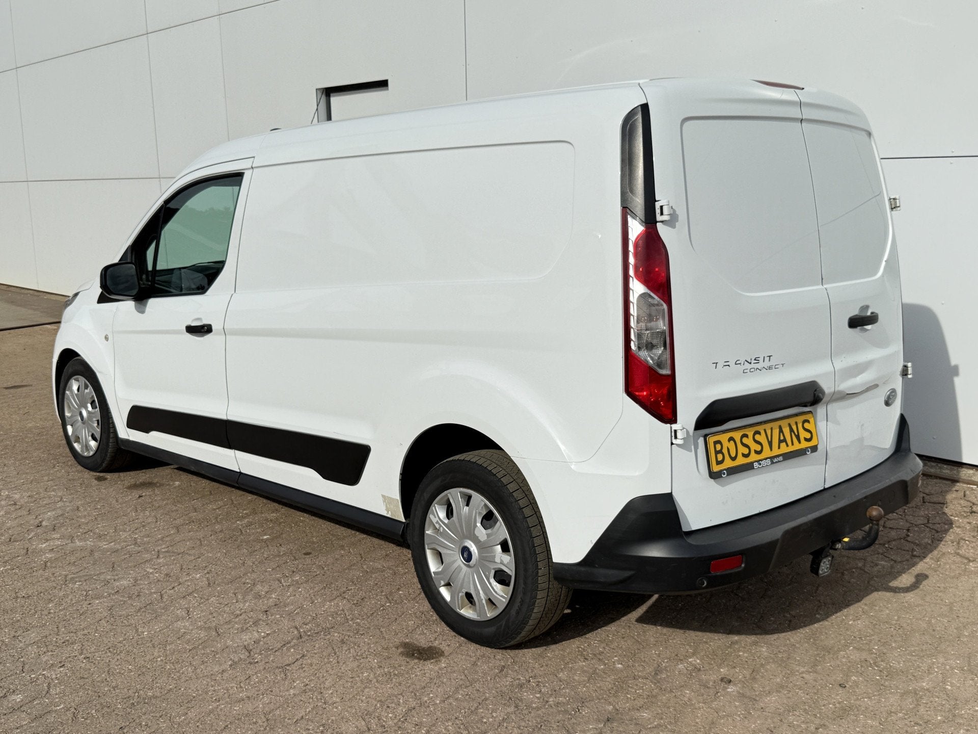 Ford Transit Connect 1.5 TDCI 100PK L2 Automaat Trekhaak Car, Autos, Achat, Entreprise, 2 places, Noir