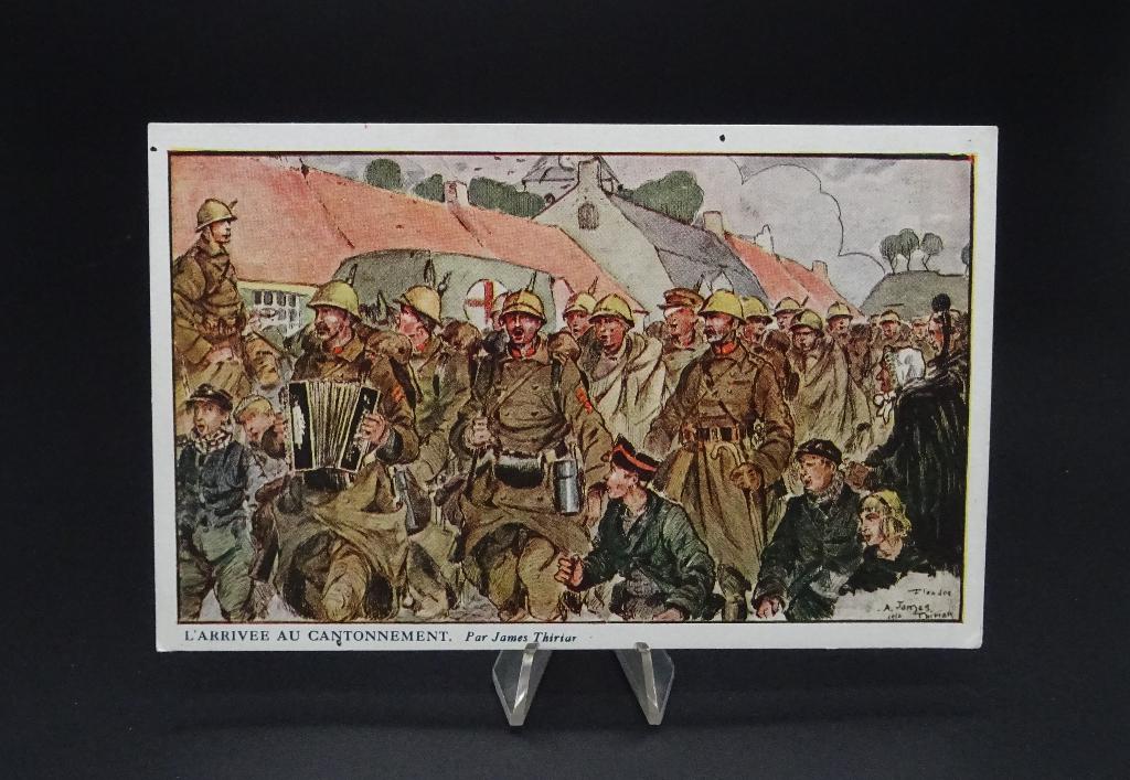 Carte postale belge WW1 (9/2), Collections, Objets militaires | Général, Enlèvement ou Envoi, Autres, Autres types