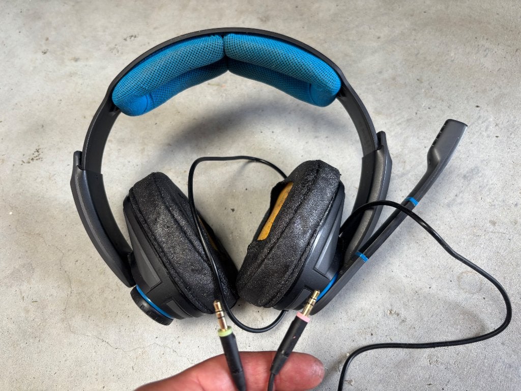 Headset computer Sennheiser, Computers en Software, Headsets, Gebruikt, Sennheiser, Ophalen of Verzenden, Over-ear