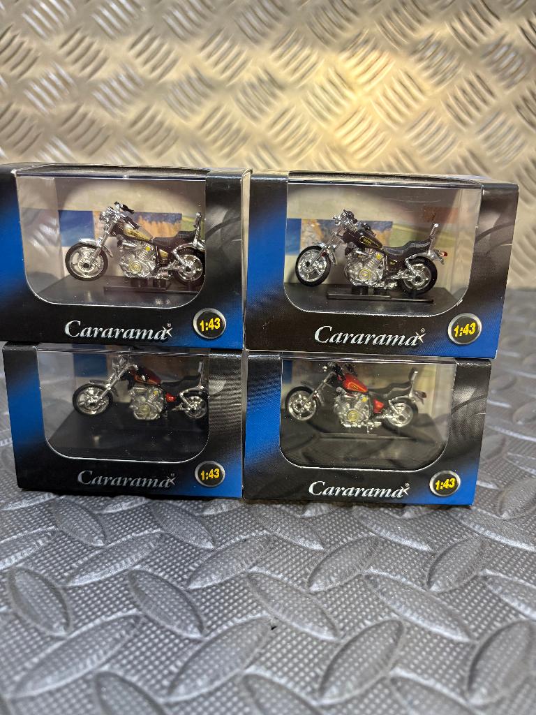 YAMAHA XV 1000 VIRAGO  4 modèles Cararama 1/43, Envoi, Neuf