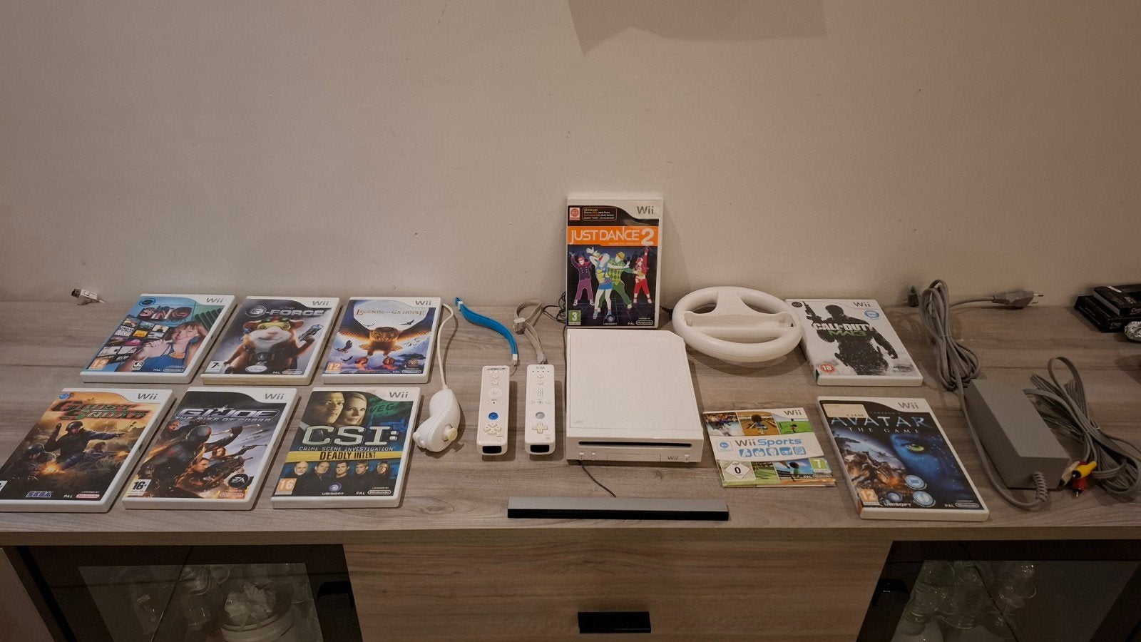 Nintendo Wii in zeer goede staat met controllers en 10 games, Games en Spelcomputers, Spelcomputers | Nintendo Wii, Ophalen of Verzenden