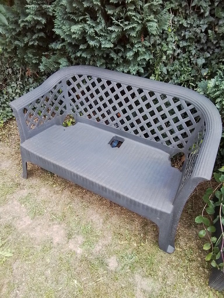 Banc de jardin, Enlèvement, Utilisé, Plastique