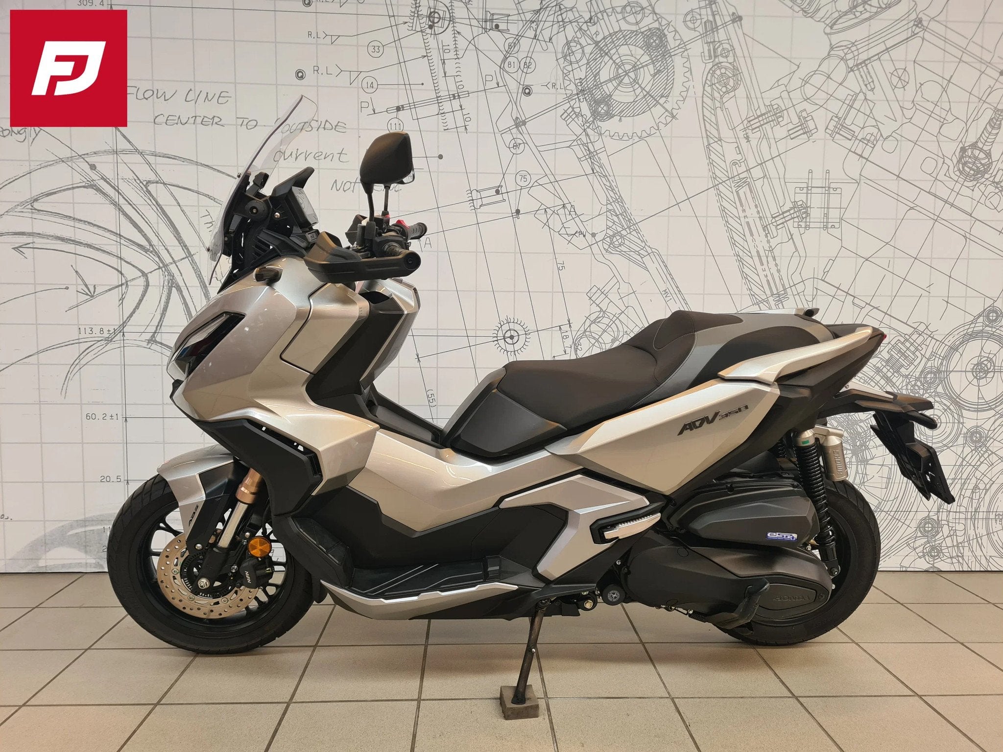 Honda ADV 350 (année de construction 2023), Motos, 350 cm³, Scooter, Entreprise, 12 à 35 kW