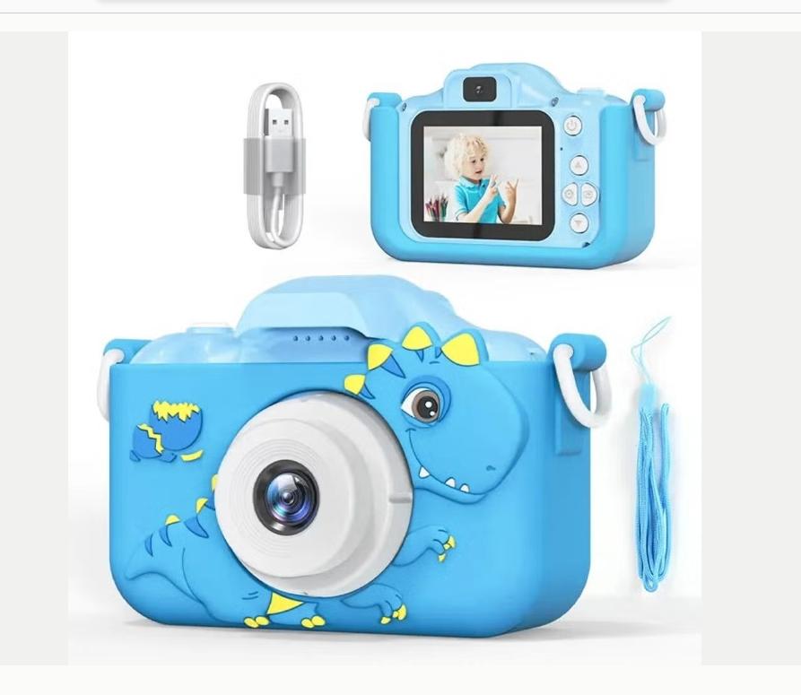 Digitale kindercamera 1080p met 8x Zoom en 2 inch LCD, Verzenden, Nieuw