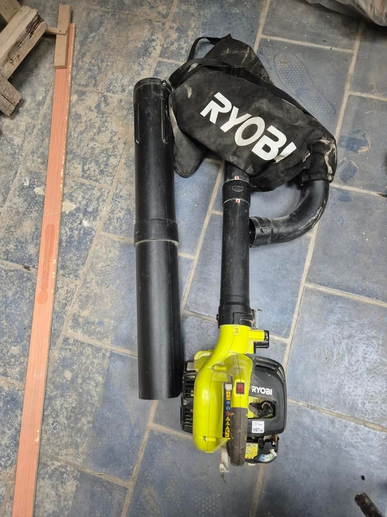 Aspirateur/souffleur de feuilles. RYOBI, Enlèvement