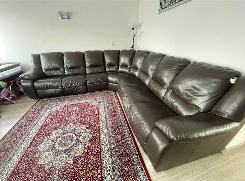 Fauteuil veritable cuire italien, Maison & Meubles, Enlèvement, Comme neuf