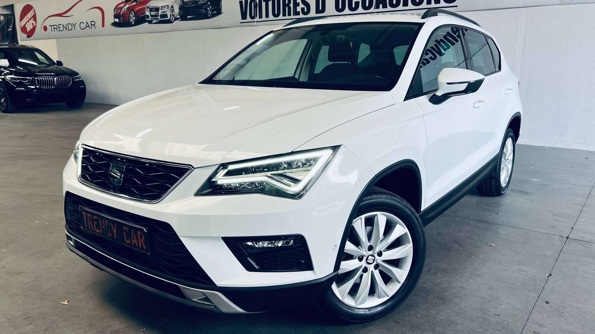 SEAT Ateca 1.0 TSI Style+NAVI+CAMERA+LED+CARNET+GARANTIE, Auto's, Seat, Voorwielaandrijving, Stof, Gebruikt, 116 pk