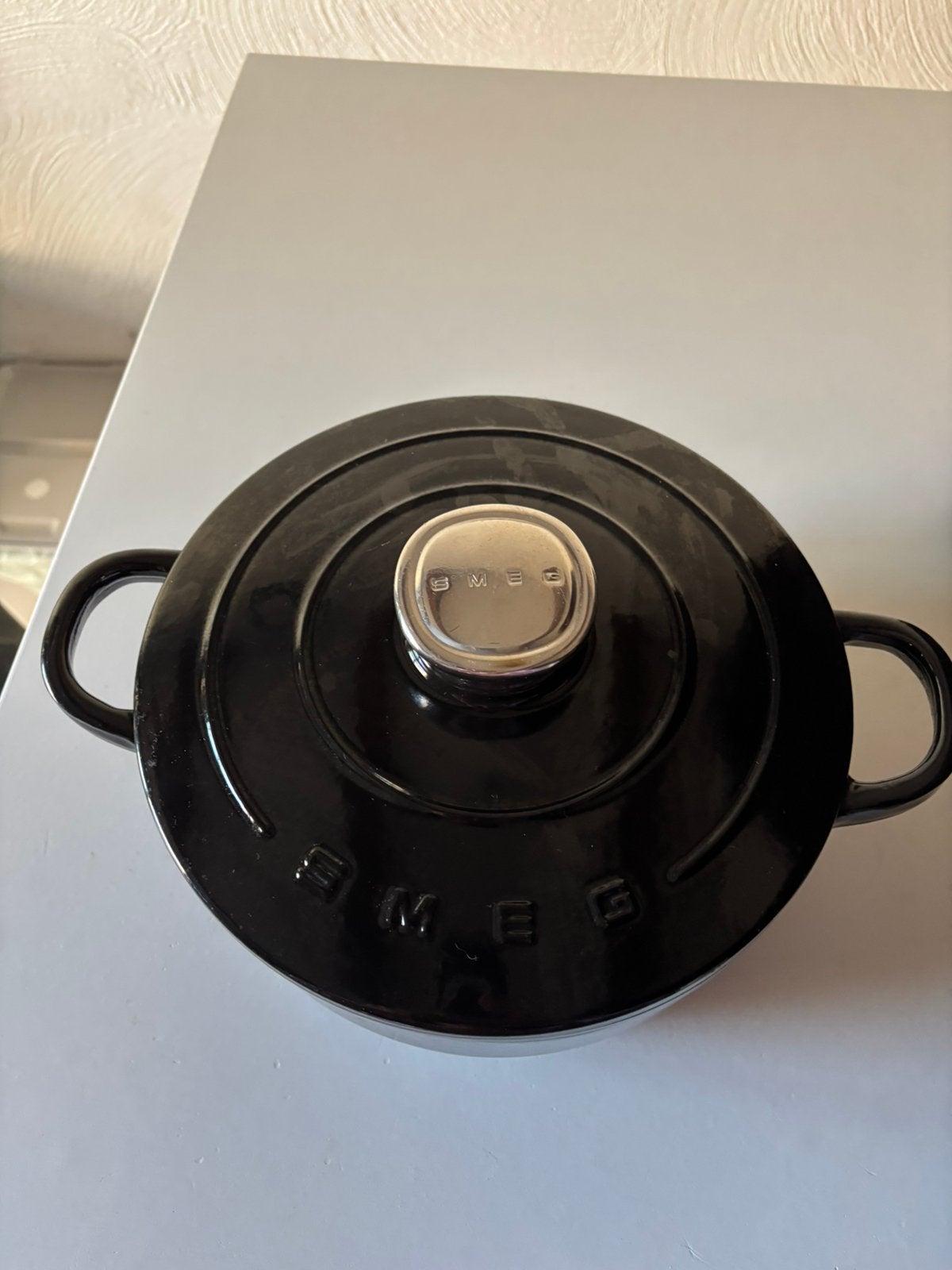 Caserole noire smeg 4,2l, Ophalen of Verzenden, Zo goed als nieuw