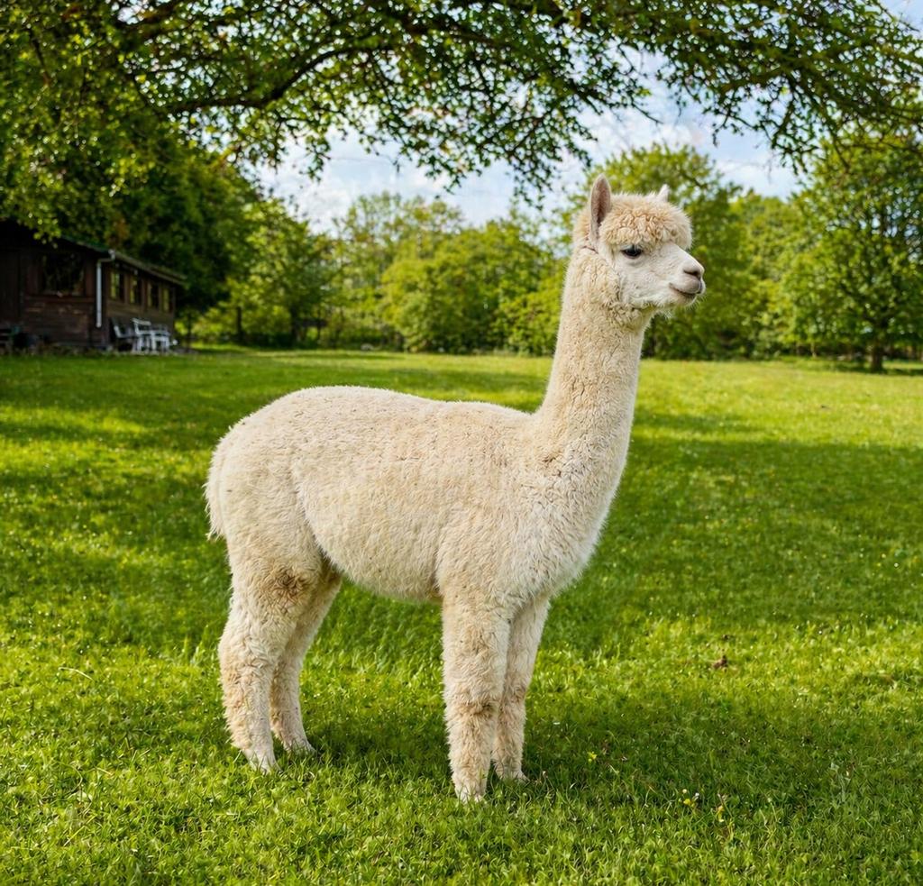 Lieve alpaca hobby merrie (2023), Juillet, Femelle