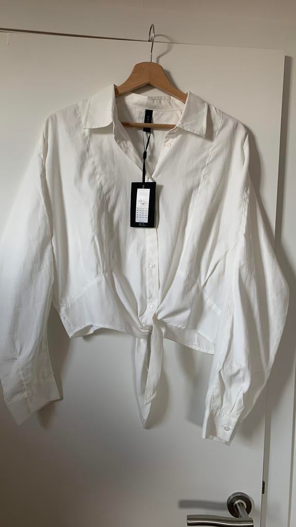 Blouse Yas, maat M (valt ruim), nieuw (nieuwprijs 49,99€), Kleding | Dames, Ophalen of Verzenden, Nieuw, Maat 38/40 (M), Wit