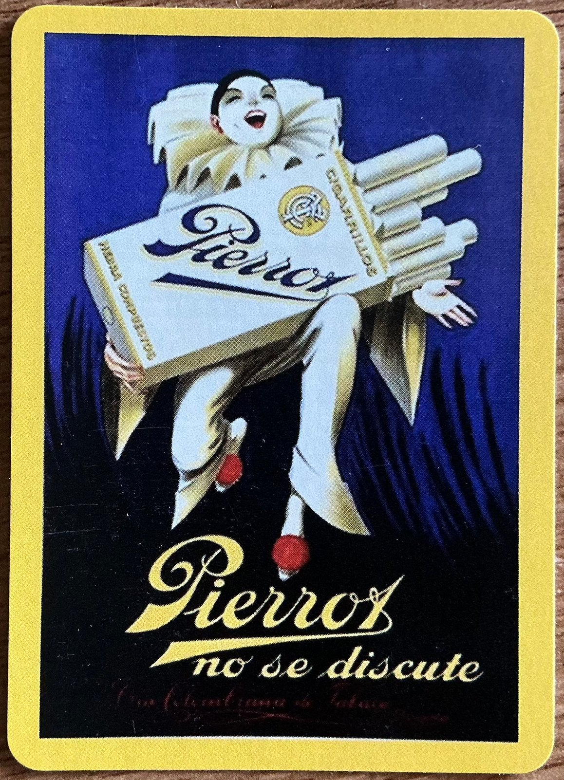 CIGARETTES Spock PIERROT, Collections, Enlèvement ou Envoi, Comme neuf, Carte(s) à jouer