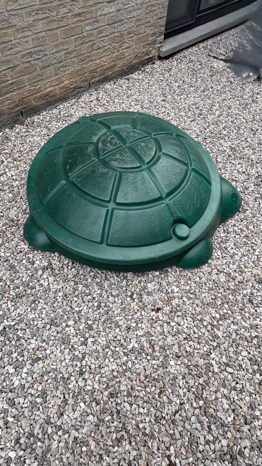 Plastieken schildpad met deksel, Ophalen, Zo goed als nieuw