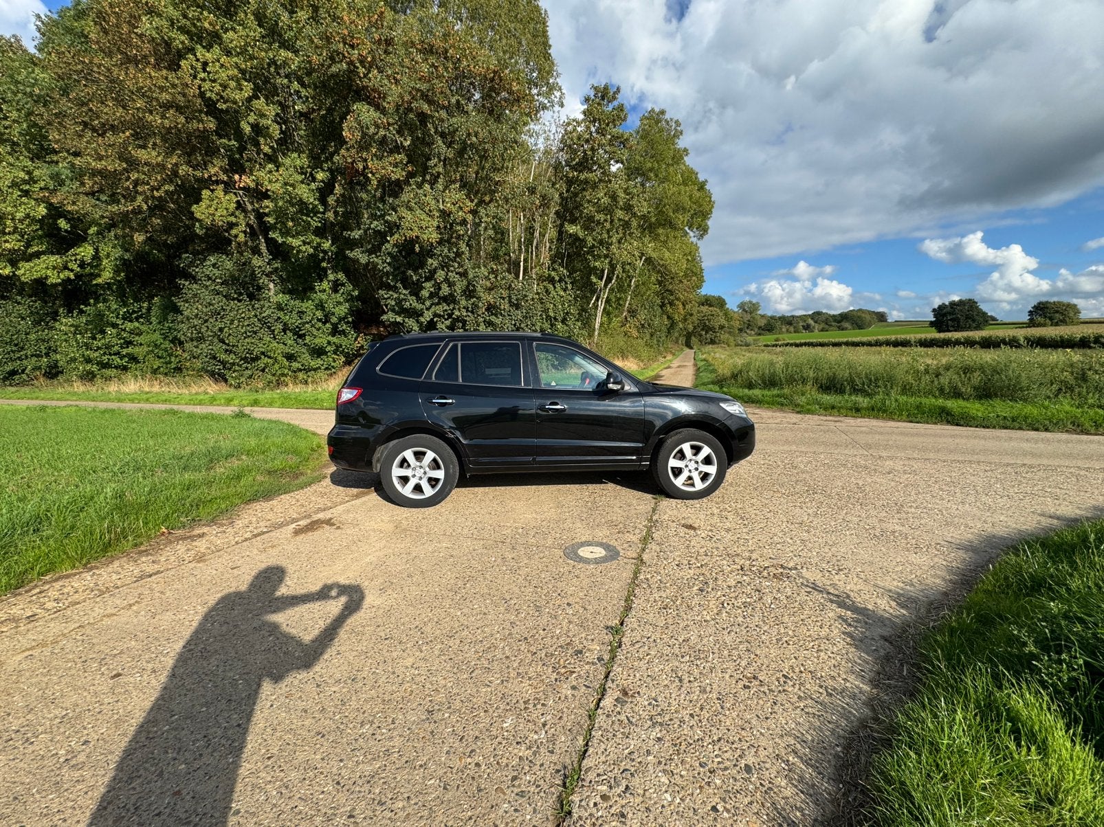 Hyundai Santa fe 2.2D Aut. -196.500km-1e eigenaar-aircoTrekh, Autos, Cuir et Alcantara, Carnet d'entretien, 5 portes, 2188 cm³