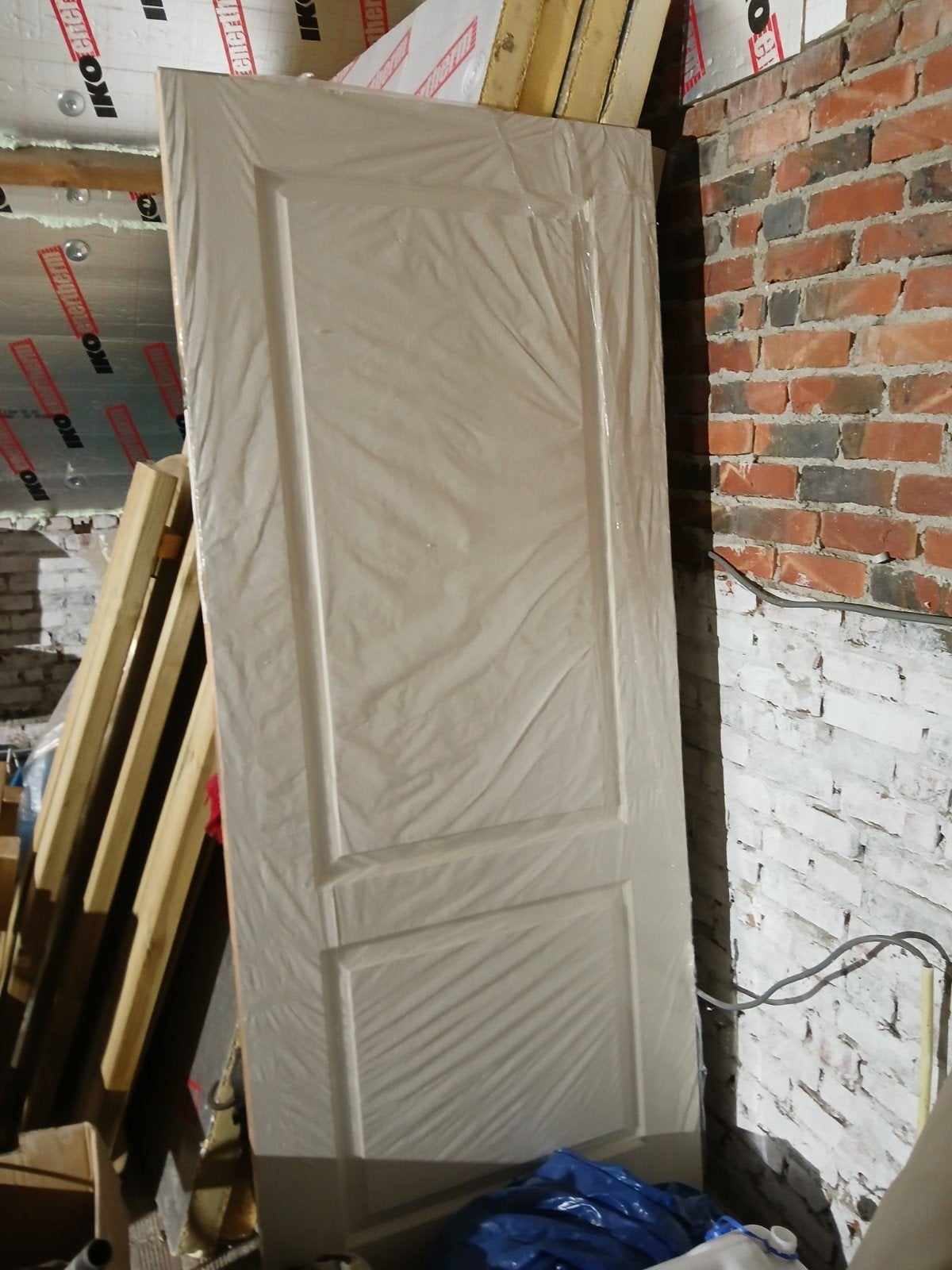 Nieuwe witte binnendeur 201.5 x 83, Doe-het-zelf en Bouw, Ophalen, 80 tot 100 cm, Binnendeur, Nieuw