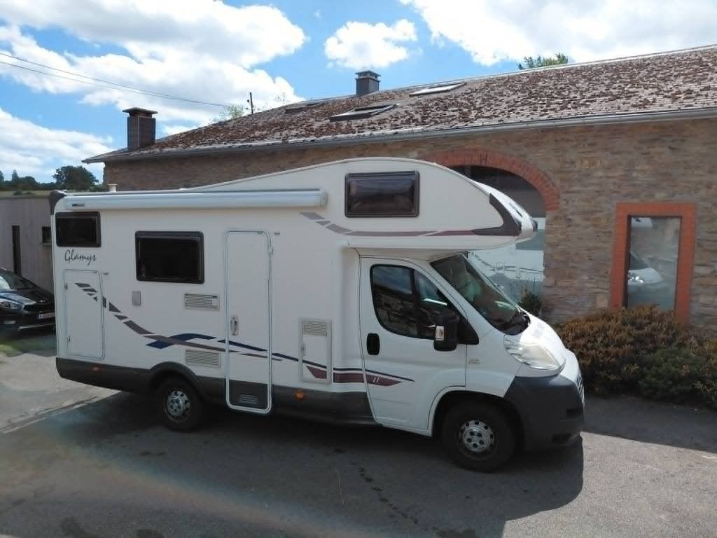 Camping-car Mc Louis glamys 220, Standaard zit, Alkoof, Fiat, Koelkast