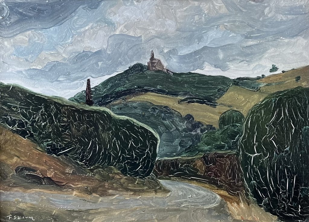 Fernand Steven. Paysage ardennais., Antiquités & Art, Enlèvement ou Envoi