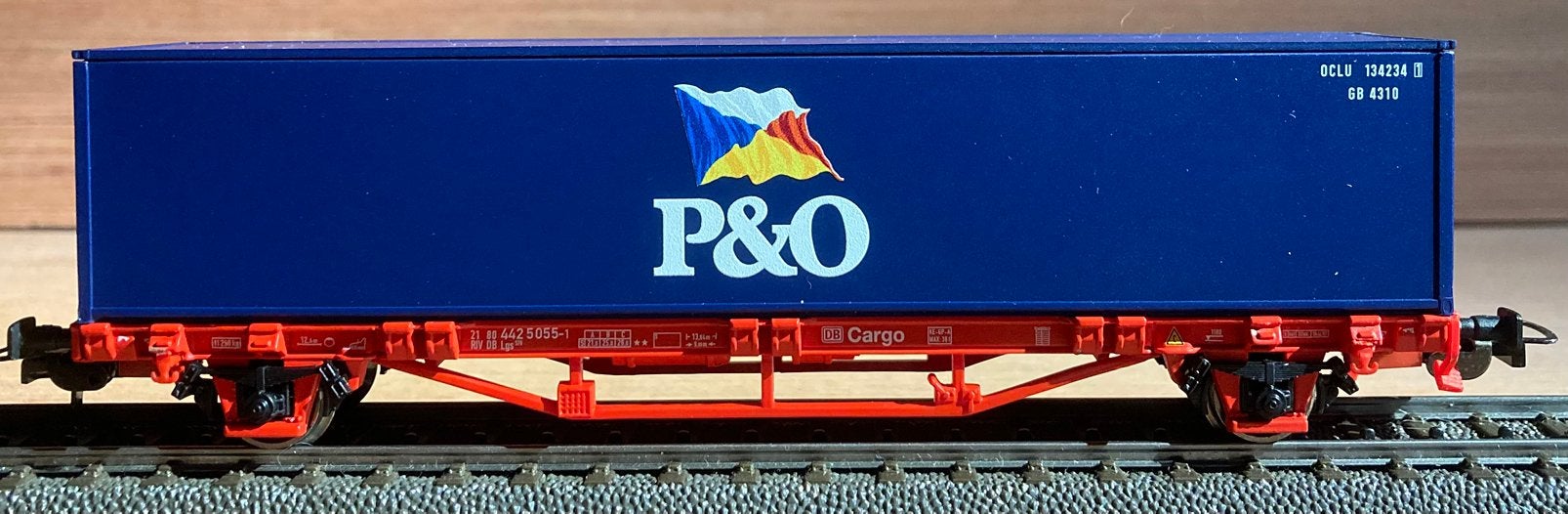 Piko 57706 porte container P&O neuf ho(3x=60€), Ophalen of Verzenden, Nieuw, Wagon, Piko