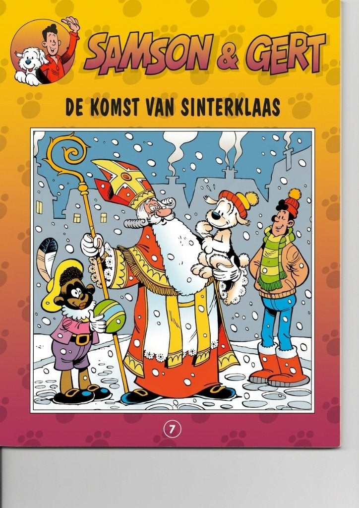 Samson en Gert --- De Komst van Sinterklaas --- nr. 7, Enlèvement ou Envoi, Une BD, Comme neuf, D. Verbiest; G. Verhulst; H. Bourlon
