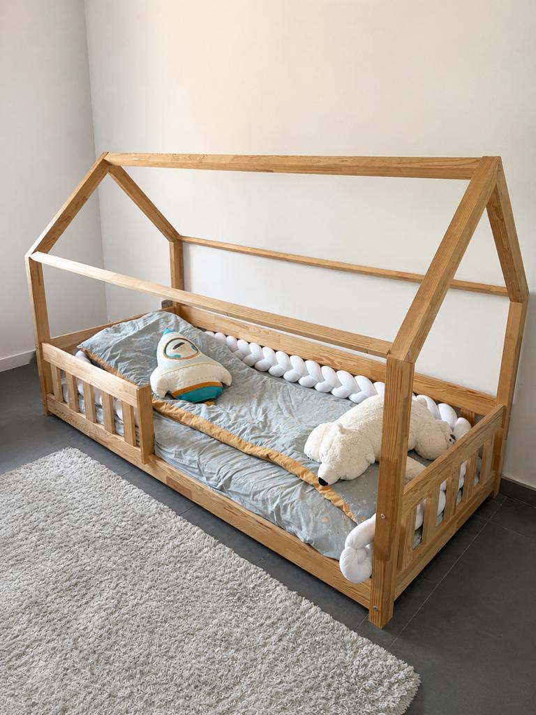 Lit cabane COCOON 90 x 200 + Matelas, Matelas, 85 à 100 cm, Enlèvement, 180 cm ou plus