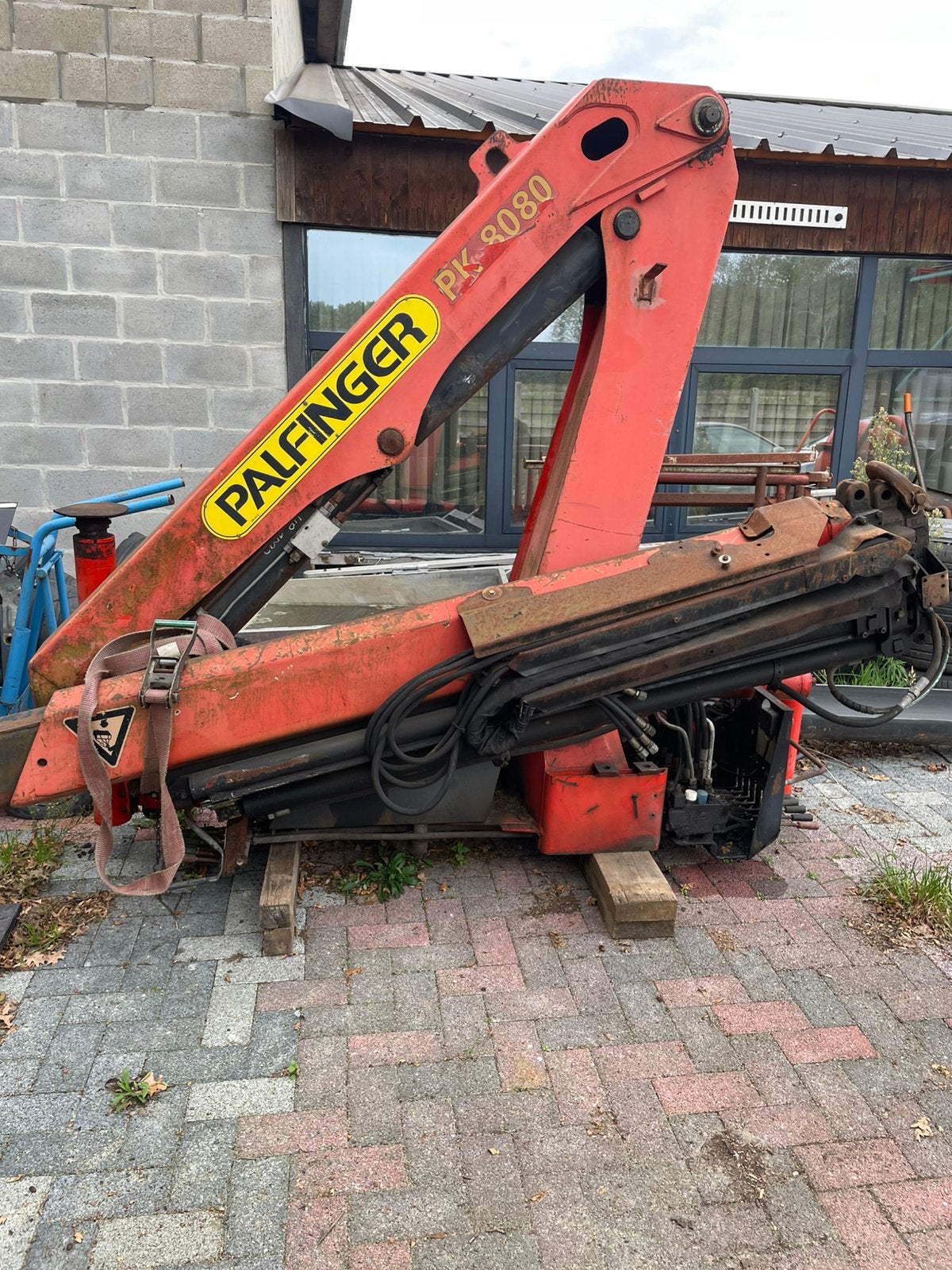 Palfinger kraan, Ophalen