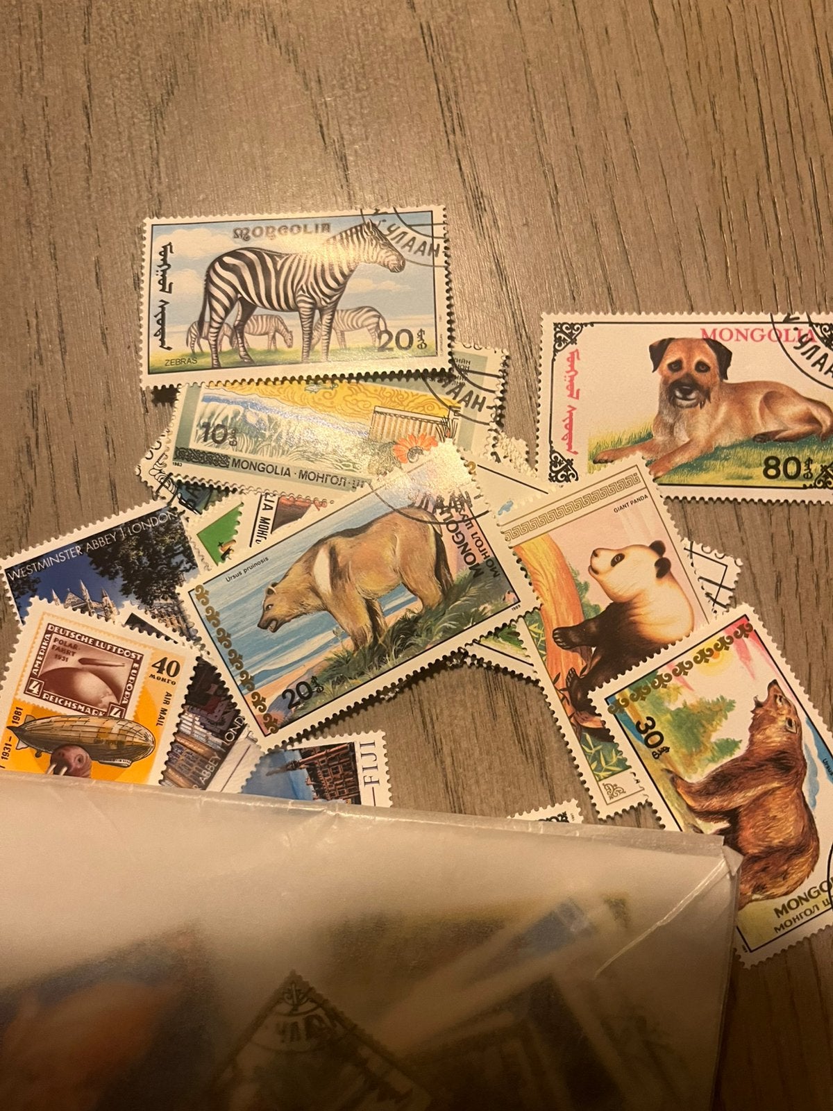 Dieren postzegels, Verzenden, Overige typen