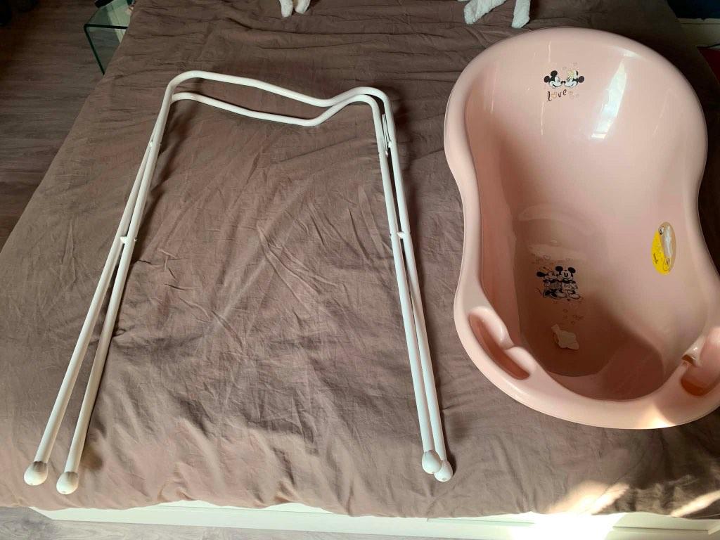 Baignoire sur pied Minnie, Enfants & Bébés, Bains & Soins, Enlèvement, Comme neuf, Baignoire
