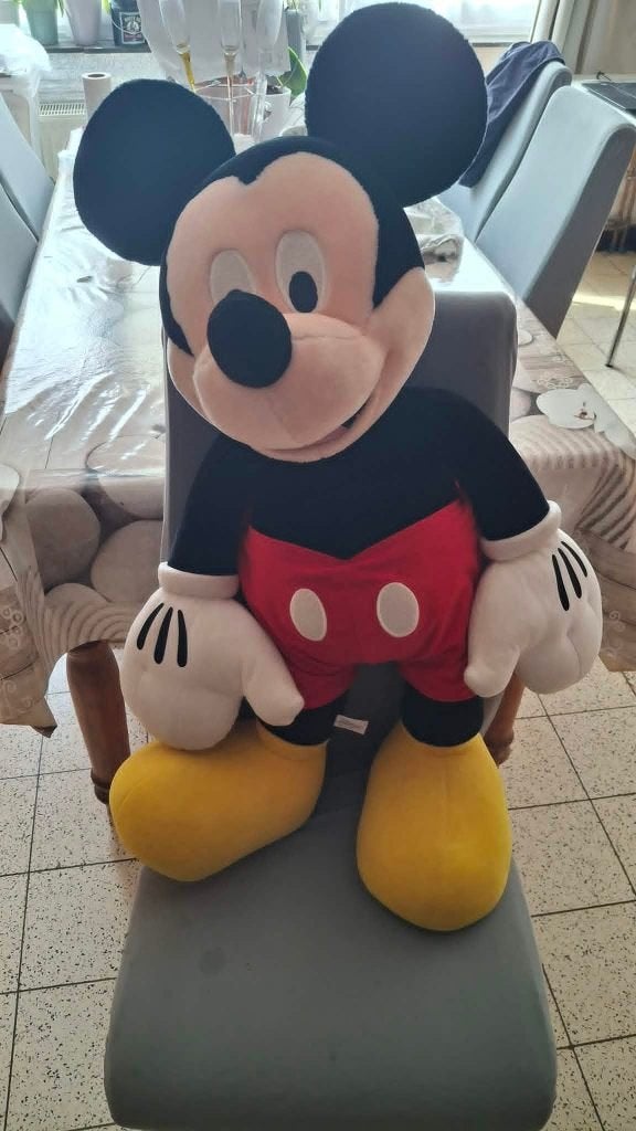 grand mickey 70 cm fait en belgique  mrc, Souris, Avec étiquette, Disney, Disney