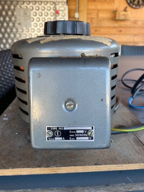 varicap variabele transformator 0-260VAC, Doe-het-zelf en Bouw, Ophalen, Gebruikt, Omvormer