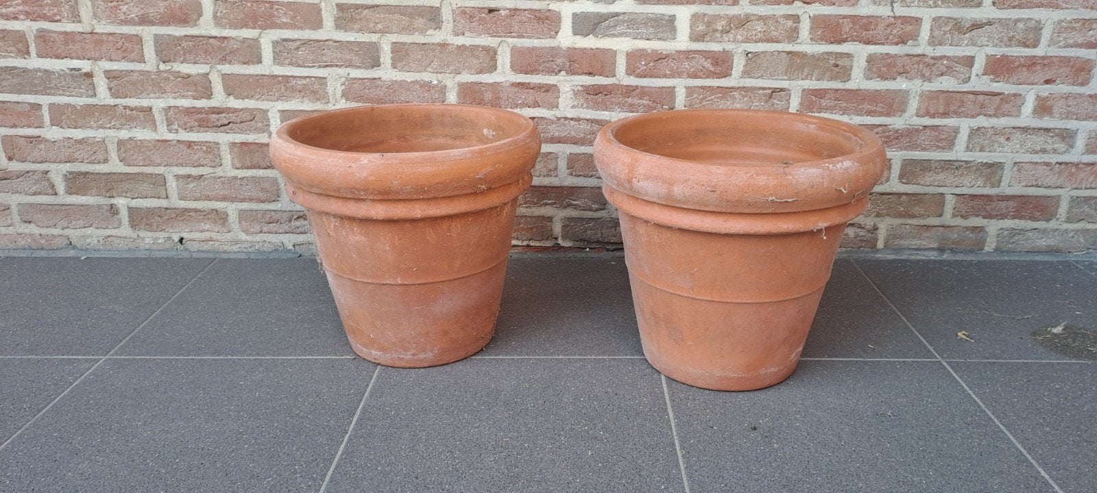 teracota bloempot diameter 31 cm hoogte 32 cm   10€ stuk.  m, Jardin & Terrasse, Pots de fleurs, Enlèvement