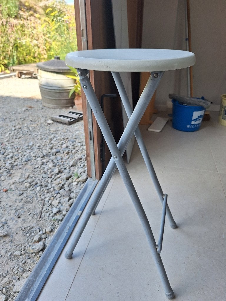 chaises de bar, Maison & Meubles, Avec repose-pieds, Métal, Comme neuf, Enlèvement