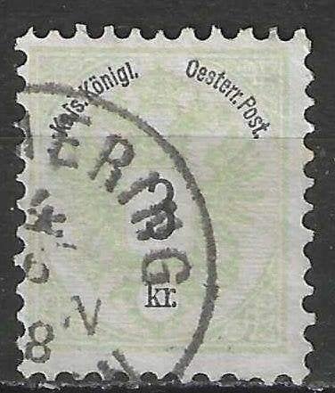 Autriche 1883 - Yvert 41 - Empire turc - 3 km. (ST), Envoi, Affranchi