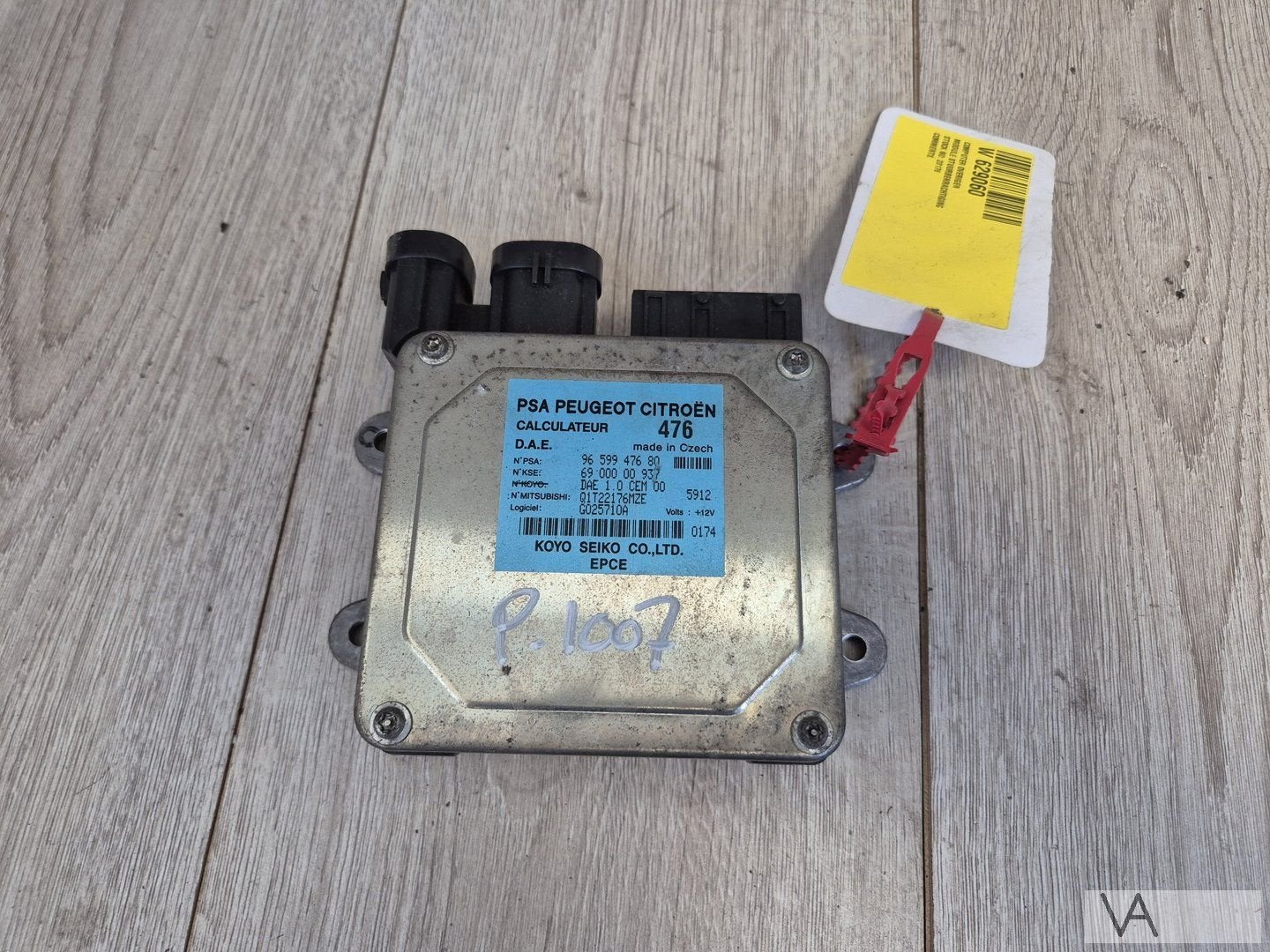 Peugeot 1007 van 2004 tot 2010 module stuurbekreachtiging, -, Utilisé, -, Peugeot