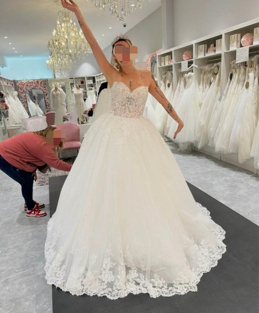 Robe de mariée neuve taille 38, Kleding | Dames, Trouwkleding en Trouwaccessoires, Nieuw, Trouwjurk, Wit, Ophalen of Verzenden