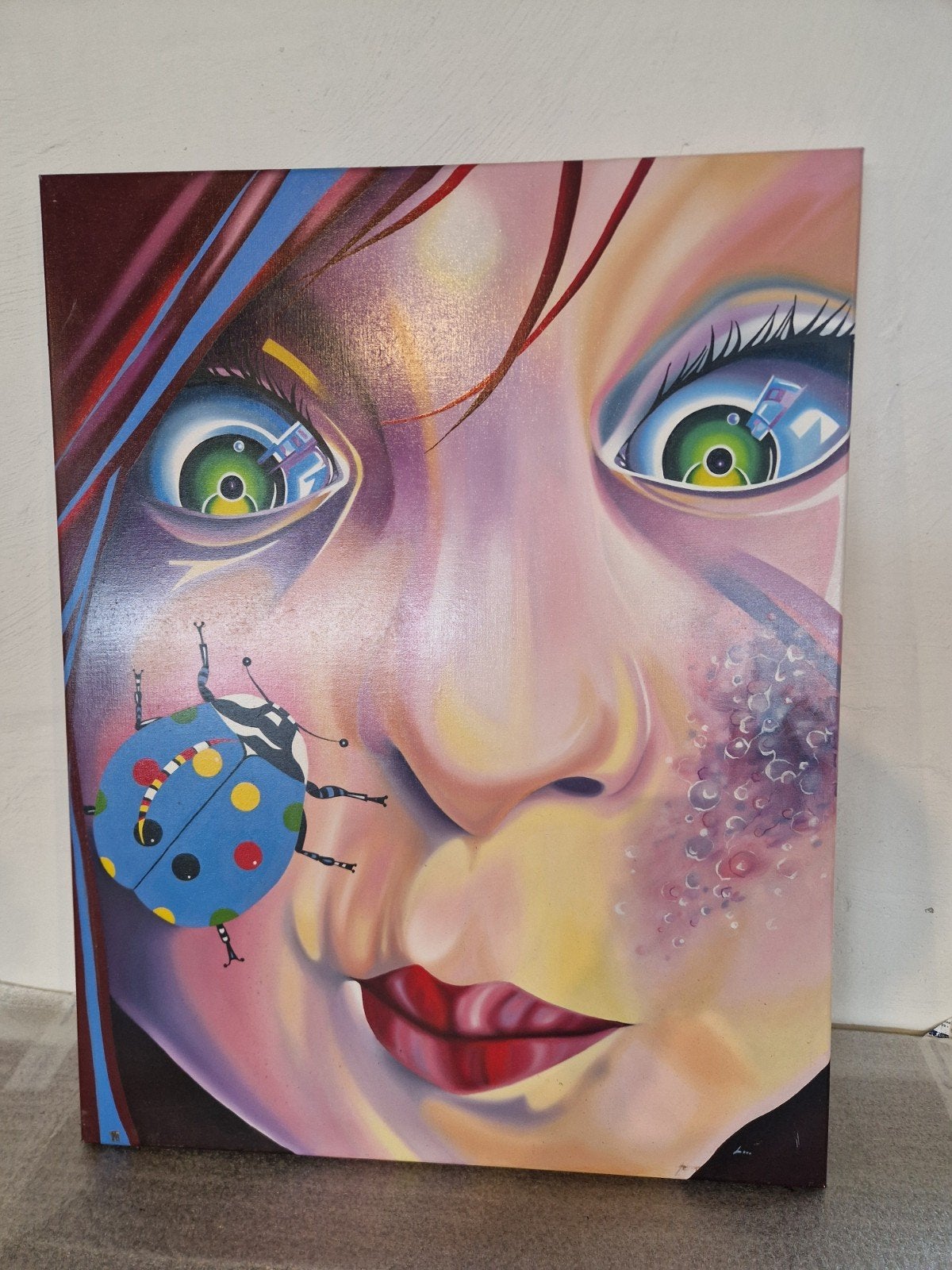L'artiste belge Linda Blokken peint, Antiquités & Art, Art | Peinture | Moderne, Enlèvement ou Envoi