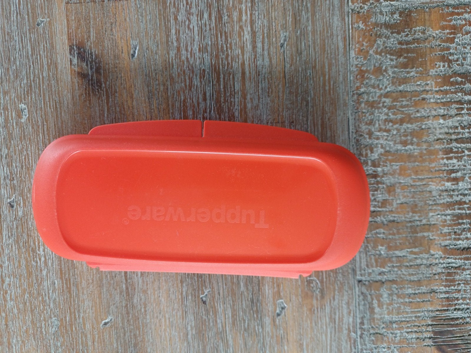 brillendoos tupperware, Ophalen of Verzenden, Gebruikt, Oranje