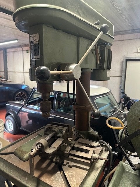 kolomboormachine en zaagmachine, Bricolage & Construction, Enlèvement, Utilisé