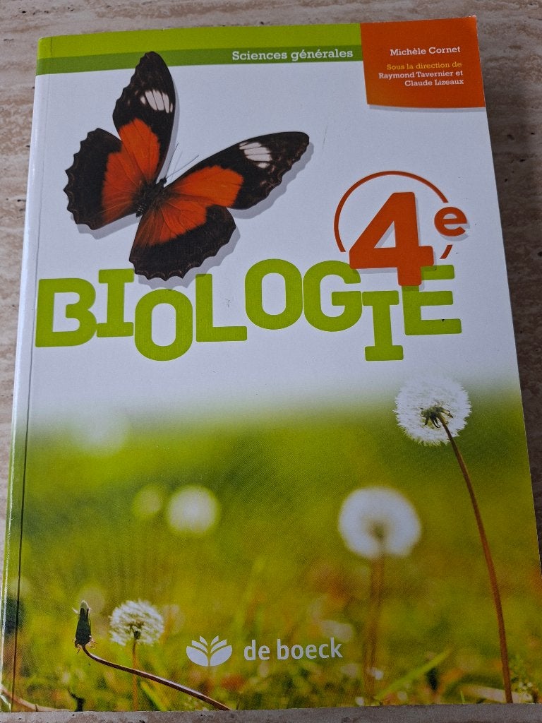 Biologie 4è, Livres, Biologie, Comme neuf, Enlèvement, Secondaire